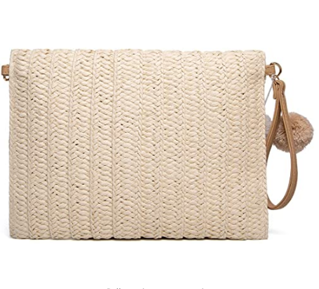 Handwoven Straw Crossbody Bag
