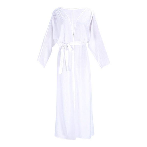 “Coral Kiss” Kimono Beach Cover Up (one size)