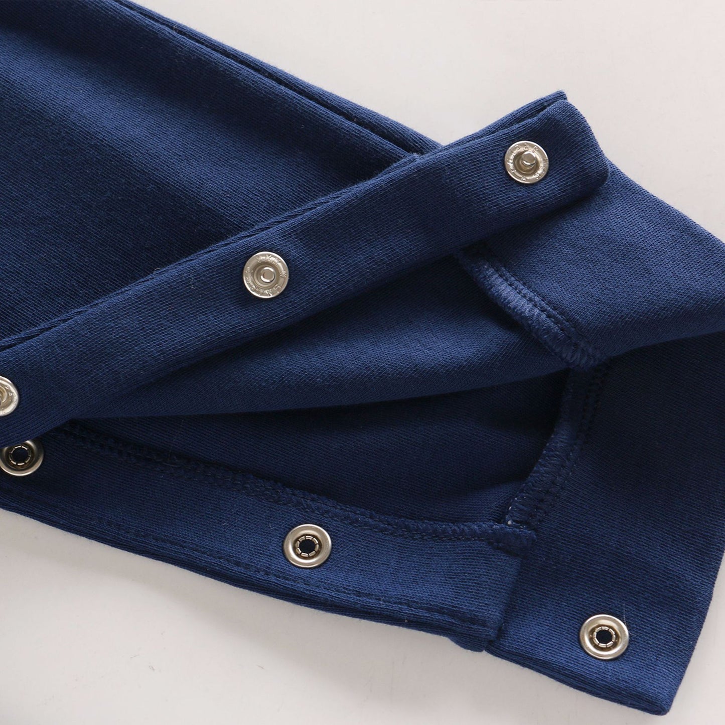 Baby Gentleman Romper – Navy Blue Bottom with Striped Suit Jacket Look (2 Variants)